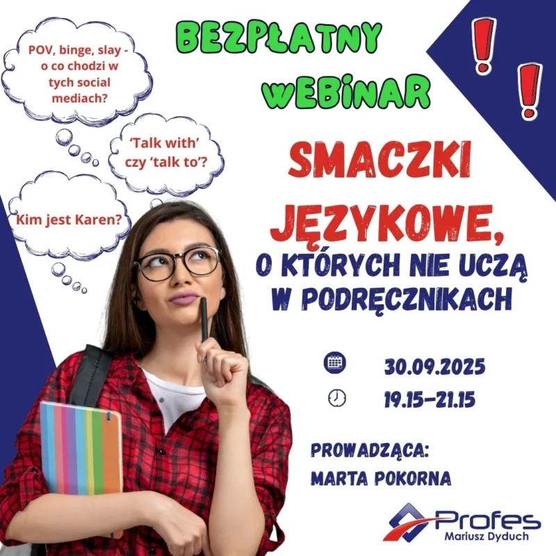 bezpłatny webinar angielskiego